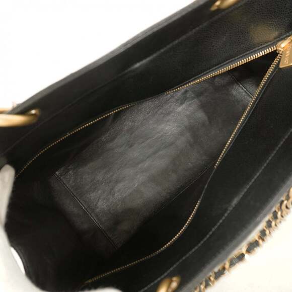 CHANEL Black Caviar Leather Shoulder Bag - Picture 4 of 16